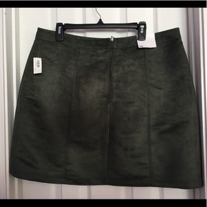 Old Navy Faux Suede Skirt